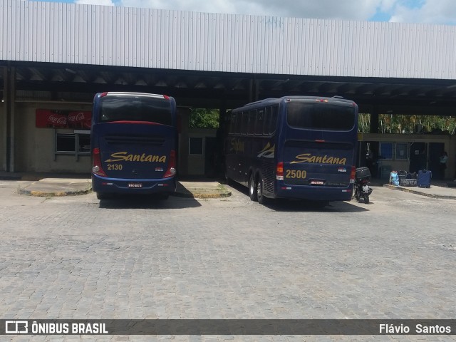 Empresas de Transportes Santana e São Paulo 2500 na cidade de Cruz das Almas, Bahia, Brasil, por Flávio  Santos. Número da foto: #7709003.