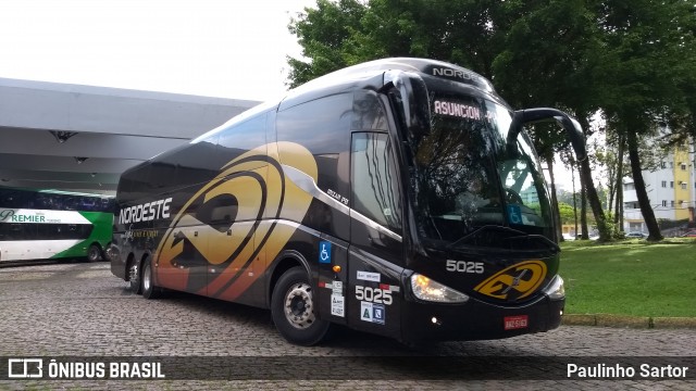 Expresso Nordeste 5025 na cidade de Joinville, Santa Catarina, Brasil, por Paulinho Sartor. Número da foto: #7708793.