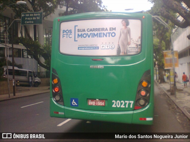 OT Trans - Ótima Salvador Transportes 20277 na cidade de Salvador, Bahia, Brasil, por Mario dos Santos Nogueira Junior. ID da foto: 7708369.