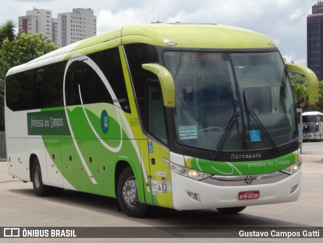 Expresso Princesa dos Campos 6459 na cidade de Curitiba, Paraná, Brasil, por Gustavo Campos Gatti. ID da foto: 7705564.