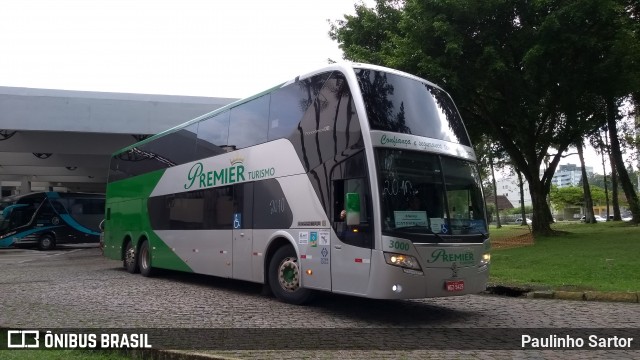 Premier Turismo 3000 na cidade de Joinville, Santa Catarina, Brasil, por Paulinho Sartor. ID da foto: 7708809.