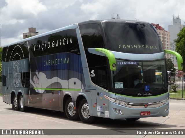 Viação Garcia 8684 na cidade de Curitiba, Paraná, Brasil, por Gustavo Campos Gatti. Número da foto: #7705566.