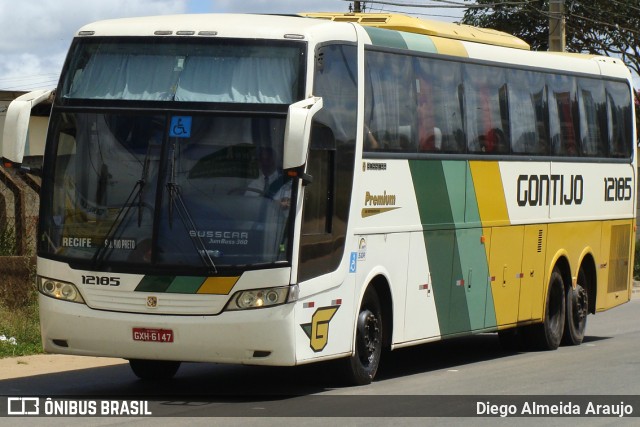 Empresa Gontijo de Transportes 12185 na cidade de Vitória da Conquista, Bahia, Brasil, por Diego Almeida Araujo. ID da foto: 7705137.