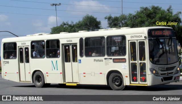 Expresso Azul 17299 na cidade de Pinhais, Paraná, Brasil, por Carlos Júnior. Número da foto: #7707714.