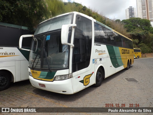 Empresa Gontijo de Transportes 11655 na cidade de Belo Horizonte, Minas Gerais, Brasil, por Paulo Alexandre da Silva. ID da foto: 7791849.