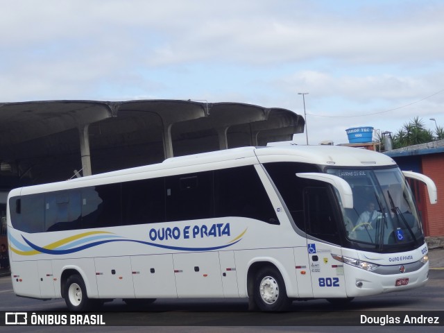 Viação Ouro e Prata 802 na cidade de Porto Alegre, Rio Grande do Sul, Brasil, por Douglas Andrez. ID da foto: 7792225.