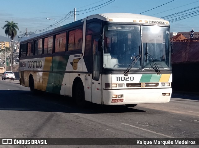 Empresa Gontijo de Transportes 11020 na cidade de Ribeirão das Neves, Minas Gerais, Brasil, por Kaique Marquês Medeiros . ID da foto: 7790647.