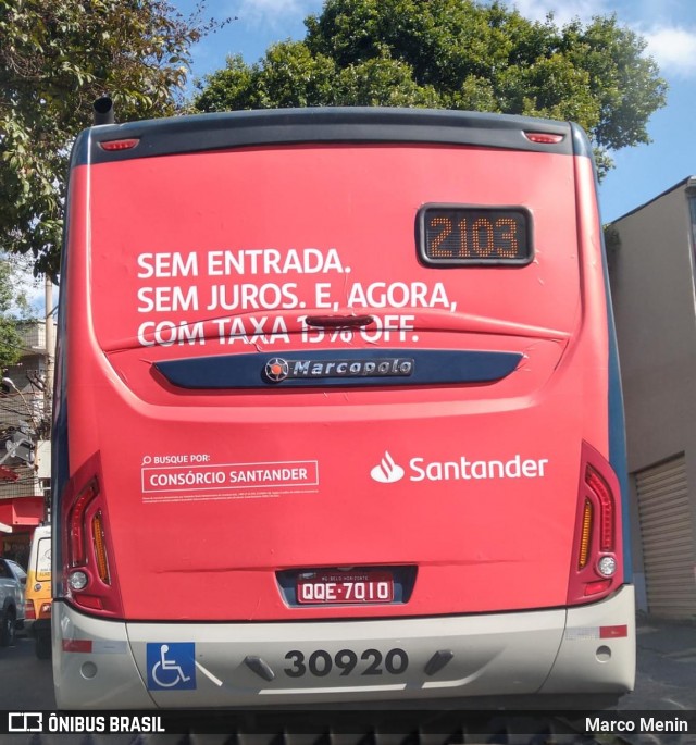 Coletivos São Lucas 30920 na cidade de Belo Horizonte, Minas Gerais, Brasil, por Marco Menin. Número da foto: #7790558.