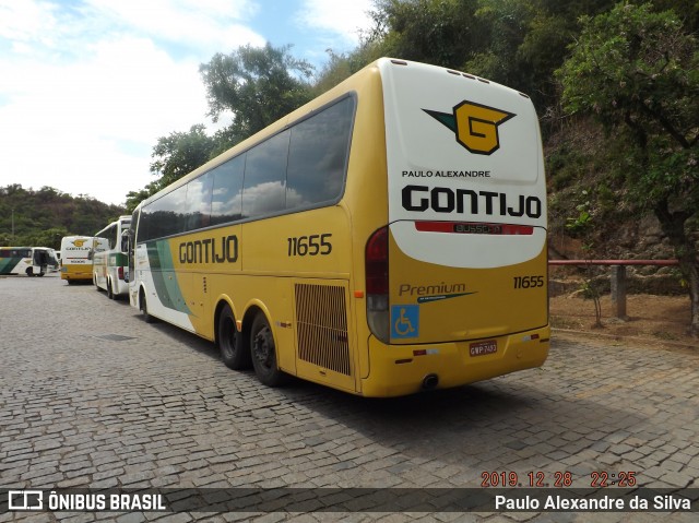 Empresa Gontijo de Transportes 11655 na cidade de Belo Horizonte, Minas Gerais, Brasil, por Paulo Alexandre da Silva. ID da foto: 7791861.