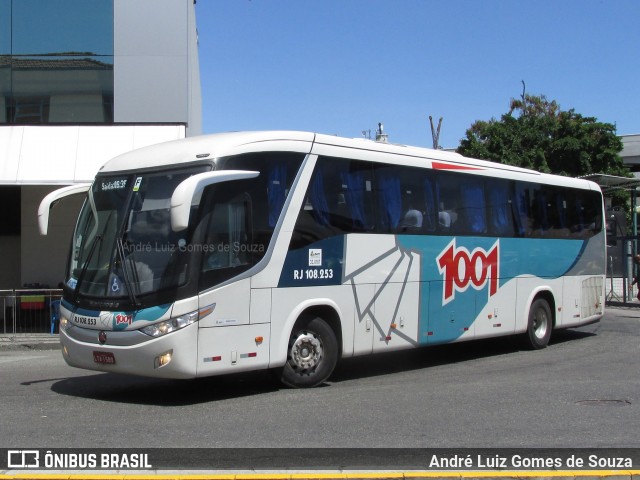 Auto Viação 1001 RJ 108.253 na cidade de Rio de Janeiro, Rio de Janeiro, Brasil, por André Luiz Gomes de Souza. ID da foto: 7792106.