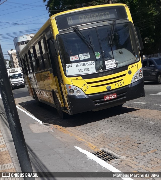 Viação Sul Fluminense 1187 na cidade de Volta Redonda, Rio de Janeiro, Brasil, por Matheus Martins da Silva. Número da foto: #7790435.