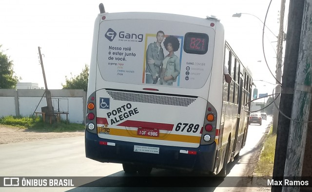 SOPAL - Sociedade de Ônibus Porto-Alegrense Ltda. 6789 na cidade de Porto Alegre, Rio Grande do Sul, Brasil, por Max Ramos. Número da foto: #7792168.