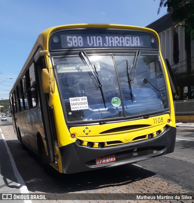 Viação Sul Fluminense 1108 na cidade de Volta Redonda, Rio de Janeiro, Brasil, por Matheus Martins da Silva. Número da foto: #7790482.