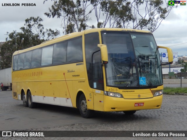 Viação Itapemirim 45615 na cidade de Caruaru, Pernambuco, Brasil, por Lenilson da Silva Pessoa. ID da foto: 7792193.