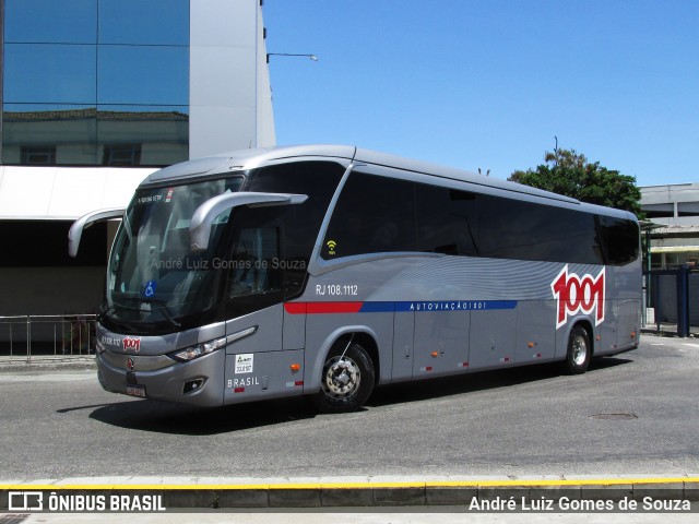 Auto Viação 1001 RJ 108.1112 na cidade de Rio de Janeiro, Rio de Janeiro, Brasil, por André Luiz Gomes de Souza. ID da foto: 7792602.