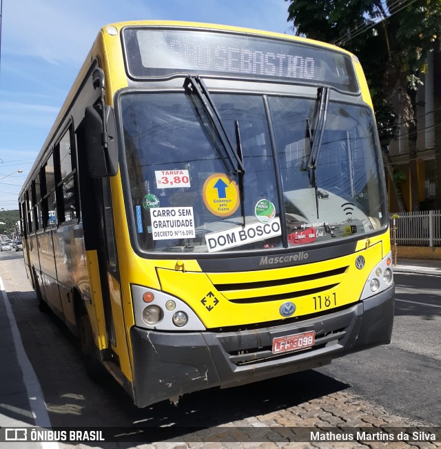 Viação Sul Fluminense 1181 na cidade de Volta Redonda, Rio de Janeiro, Brasil, por Matheus Martins da Silva. Número da foto: #7790473.