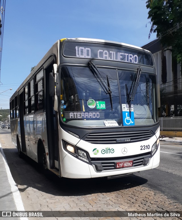 Viação Elite 2310 na cidade de Volta Redonda, Rio de Janeiro, Brasil, por Matheus Martins da Silva. ID da foto: 7790447.