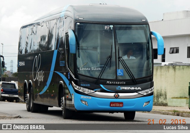 Empresa de Ônibus Nossa Senhora da Penha 53005 na cidade de Recife, Pernambuco, Brasil, por Lucas Silva. Número da foto: #7822057.