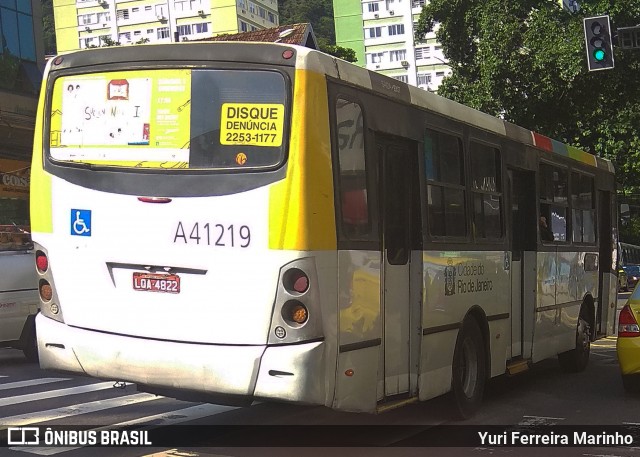 Real Auto Ônibus A41219 na cidade de Rio de Janeiro, Rio de Janeiro, Brasil, por Yuri Ferreira Marinho. Número da foto: #7821394.