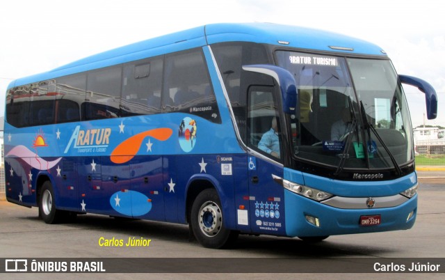 Aratur Transporte e Turismo 2013 na cidade de Goiânia, Goiás, Brasil, por Carlos Júnior. ID da foto: 7821037.