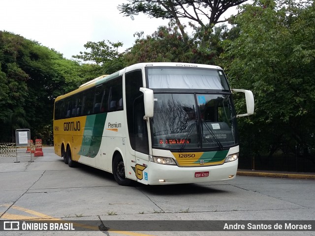 Empresa Gontijo de Transportes 12850 na cidade de São Paulo, São Paulo, Brasil, por Andre Santos de Moraes. ID da foto: 7821480.