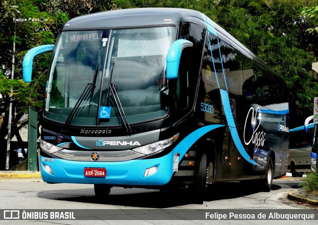 Empresa de Ônibus Nossa Senhora da Penha 53030 na cidade de São Paulo, São Paulo, Brasil, por Felipe Pessoa de Albuquerque. Número da foto: #7820263.