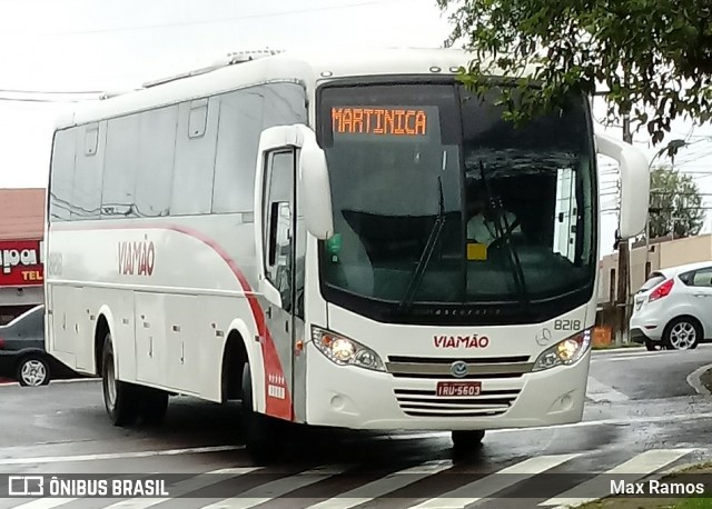 Empresa de Transporte Coletivo Viamão 8218 na cidade de Viamão, Rio Grande do Sul, Brasil, por Max Ramos. ID da foto: 7821032.