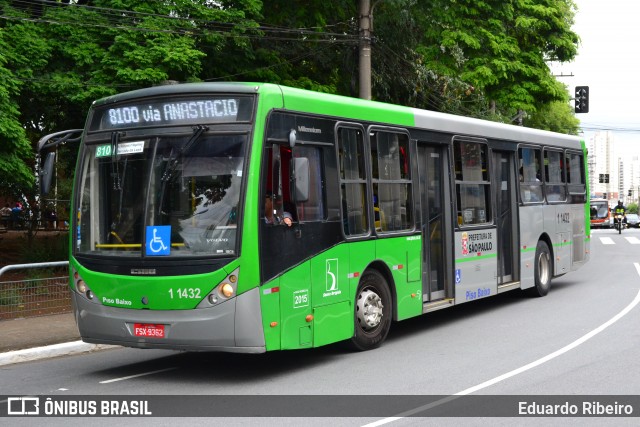 Viação Santa Brígida 1 1432 na cidade de São Paulo, São Paulo, Brasil, por Eduardo Ribeiro. Número da foto: #7819681.