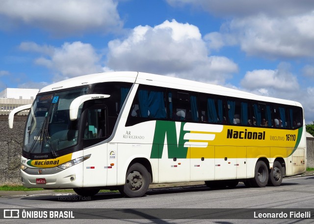 Viação Nacional 16110 na cidade de São Paulo, São Paulo, Brasil, por Leonardo Fidelli. Número da foto: #7822320.