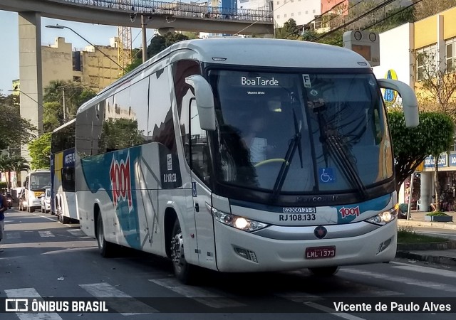 Auto Viação 1001 RJ 108.133 na cidade de Aparecida, São Paulo, Brasil, por Vicente de Paulo Alves. ID da foto: 7823921.