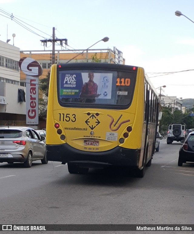 Viação Sul Fluminense 1153 na cidade de Volta Redonda, Rio de Janeiro, Brasil, por Matheus Martins da Silva. Número da foto: #7823181.