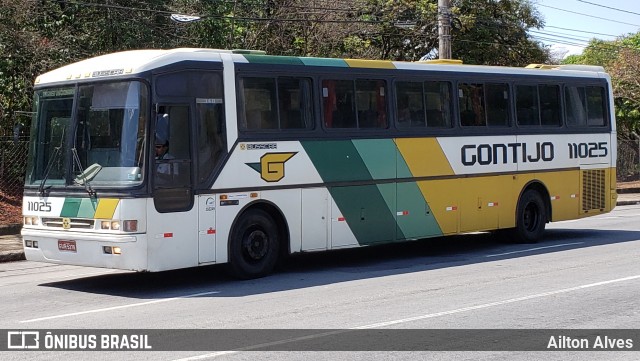 Empresa Gontijo de Transportes 11025 na cidade de Belo Horizonte, Minas Gerais, Brasil, por Ailton Alves. ID da foto: 7825301.