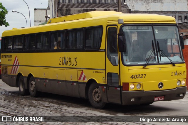 Viação Itapemirim 40227 na cidade de Rio de Janeiro, Rio de Janeiro, Brasil, por Diego Almeida Araujo. Número da foto: #7825397.