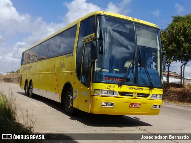 Viação Itapemirim 44219 na cidade de Natal, Rio Grande do Norte, Brasil, por Josecledson Bernardo. ID da foto: 7823236.