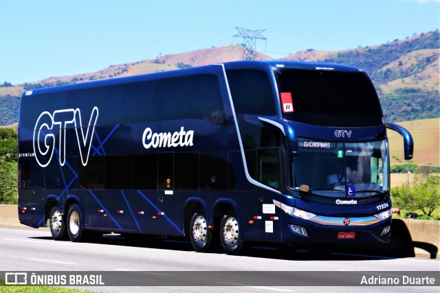 Viação Cometa 17324 na cidade de Roseira, São Paulo, Brasil, por Adriano Duarte. ID da foto: 7824402.