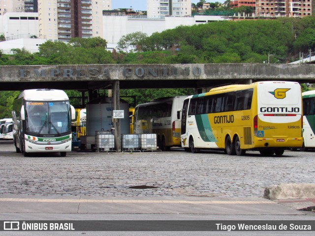 Empresa Gontijo de Transportes 12805 na cidade de Belo Horizonte, Minas Gerais, Brasil, por Tiago Wenceslau de Souza. ID da foto: 7823877.