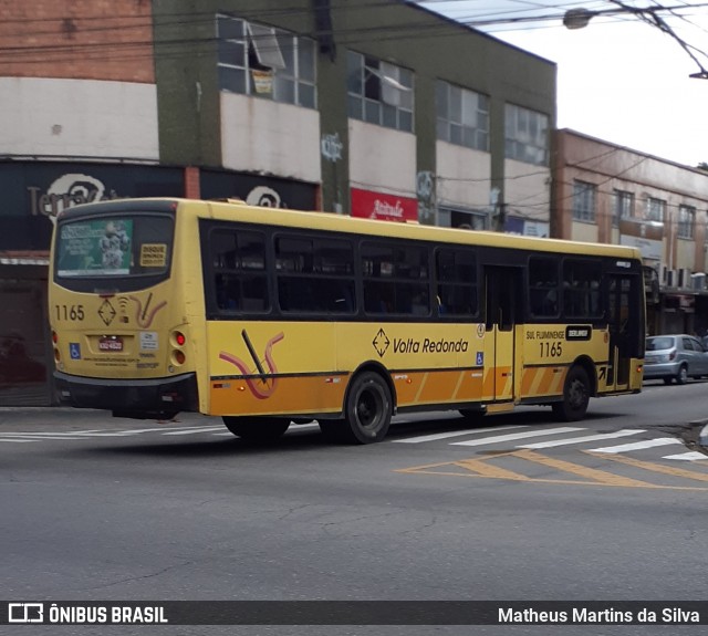 Viação Sul Fluminense 1165 na cidade de Volta Redonda, Rio de Janeiro, Brasil, por Matheus Martins da Silva. Número da foto: #7824646.