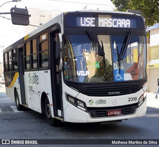 Viação Elite 2310 na cidade de Volta Redonda, Rio de Janeiro, Brasil, por Matheus Martins da Silva. Número da foto: #7825492.