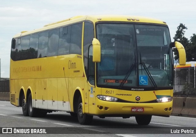 Viação Itapemirim 8621 na cidade de Resende, Rio de Janeiro, Brasil, por Luiz Petriz. Número da foto: #7824112.