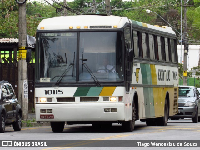 Empresa Gontijo de Transportes 10115 na cidade de Belo Horizonte, Minas Gerais, Brasil, por Tiago Wenceslau de Souza. ID da foto: 7823857.