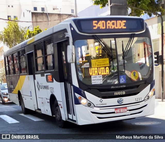 Viação Sul Fluminense 1231 na cidade de Volta Redonda, Rio de Janeiro, Brasil, por Matheus Martins da Silva. Número da foto: #7823205.
