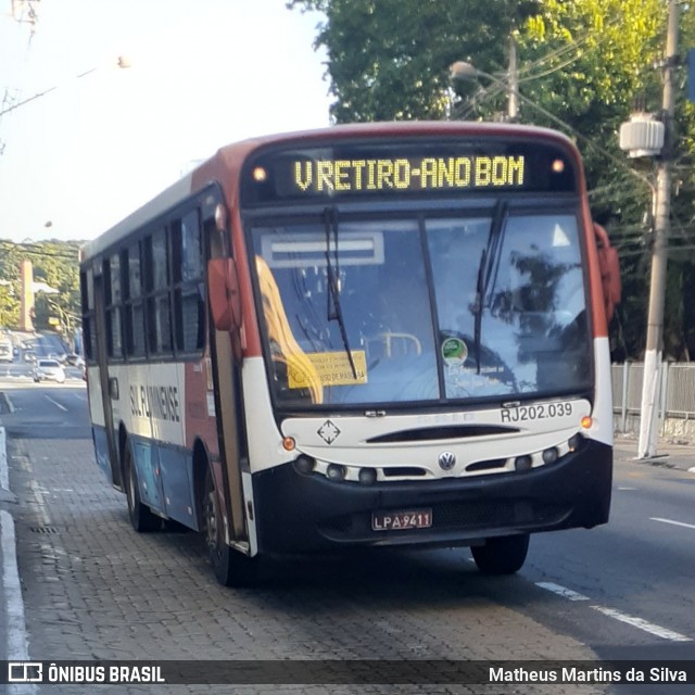 Viação Sul Fluminense RJ 202.039 na cidade de Volta Redonda, Rio de Janeiro, Brasil, por Matheus Martins da Silva. Número da foto: #7825453.