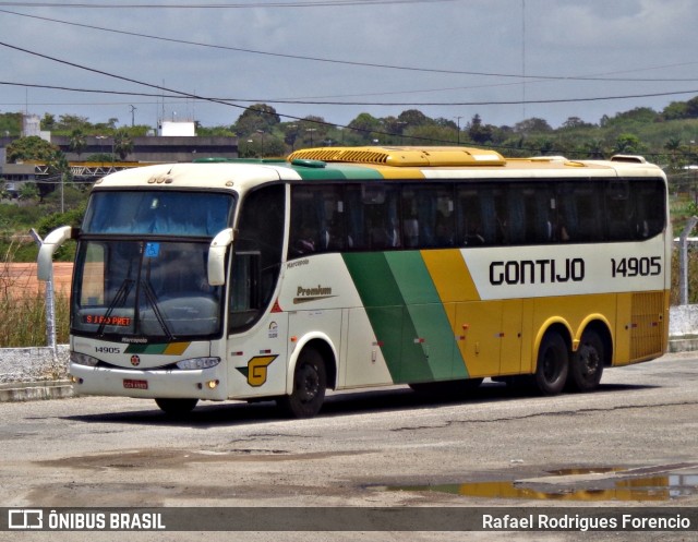 Empresa Gontijo de Transportes 14905 na cidade de Aracaju, Sergipe, Brasil, por Rafael Rodrigues Forencio. Número da foto: #7824604.