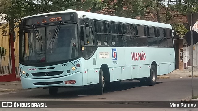 Empresa de Transporte Coletivo Viamão 8113 na cidade de Viamão, Rio Grande do Sul, Brasil, por Max Ramos. ID da foto: 7825116.