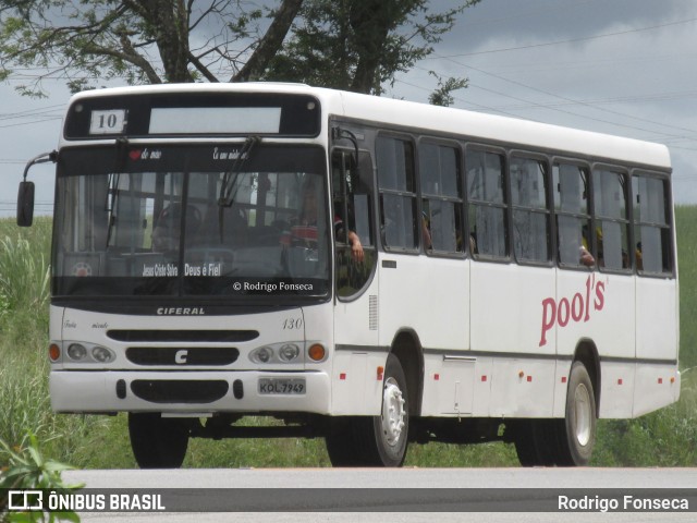 Ônibus Particulares 130 na cidade de Messias, Alagoas, Brasil, por Rodrigo Fonseca. ID da foto: 7827925.