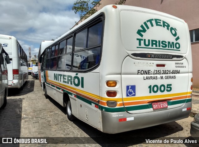 Viação Niterói 1005 na cidade de Belo Horizonte, Minas Gerais, Brasil, por Vicente de Paulo Alves. ID da foto: 7826456.