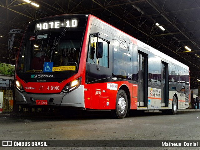 Express Transportes Urbanos Ltda 4 8140 na cidade de São Paulo, São Paulo, Brasil, por Matheus  Daniel. Número da foto: #7826461.