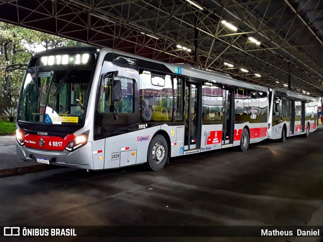 Express Transportes Urbanos Ltda 4 8817 na cidade de São Paulo, São Paulo, Brasil, por Matheus  Daniel. ID da foto: 7826460.