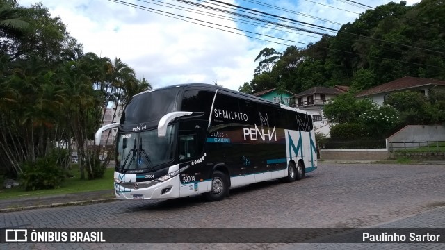 Empresa de Ônibus Nossa Senhora da Penha 59004 na cidade de Joinville, Santa Catarina, Brasil, por Paulinho Sartor. ID da foto: 7827886.