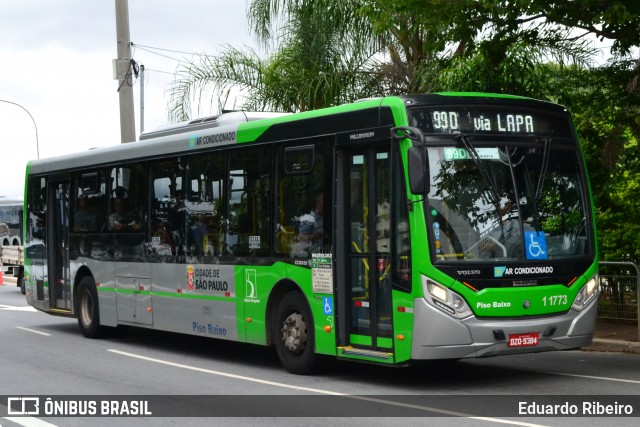 Viação Santa Brígida 1 1773 na cidade de São Paulo, São Paulo, Brasil, por Eduardo Ribeiro. ID da foto: 7825785.